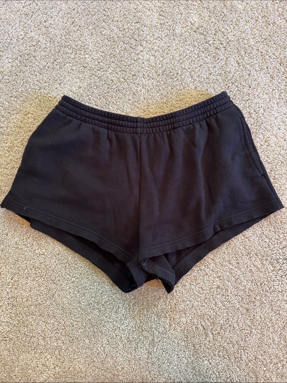 SKIMS Black Lounge Shorts M